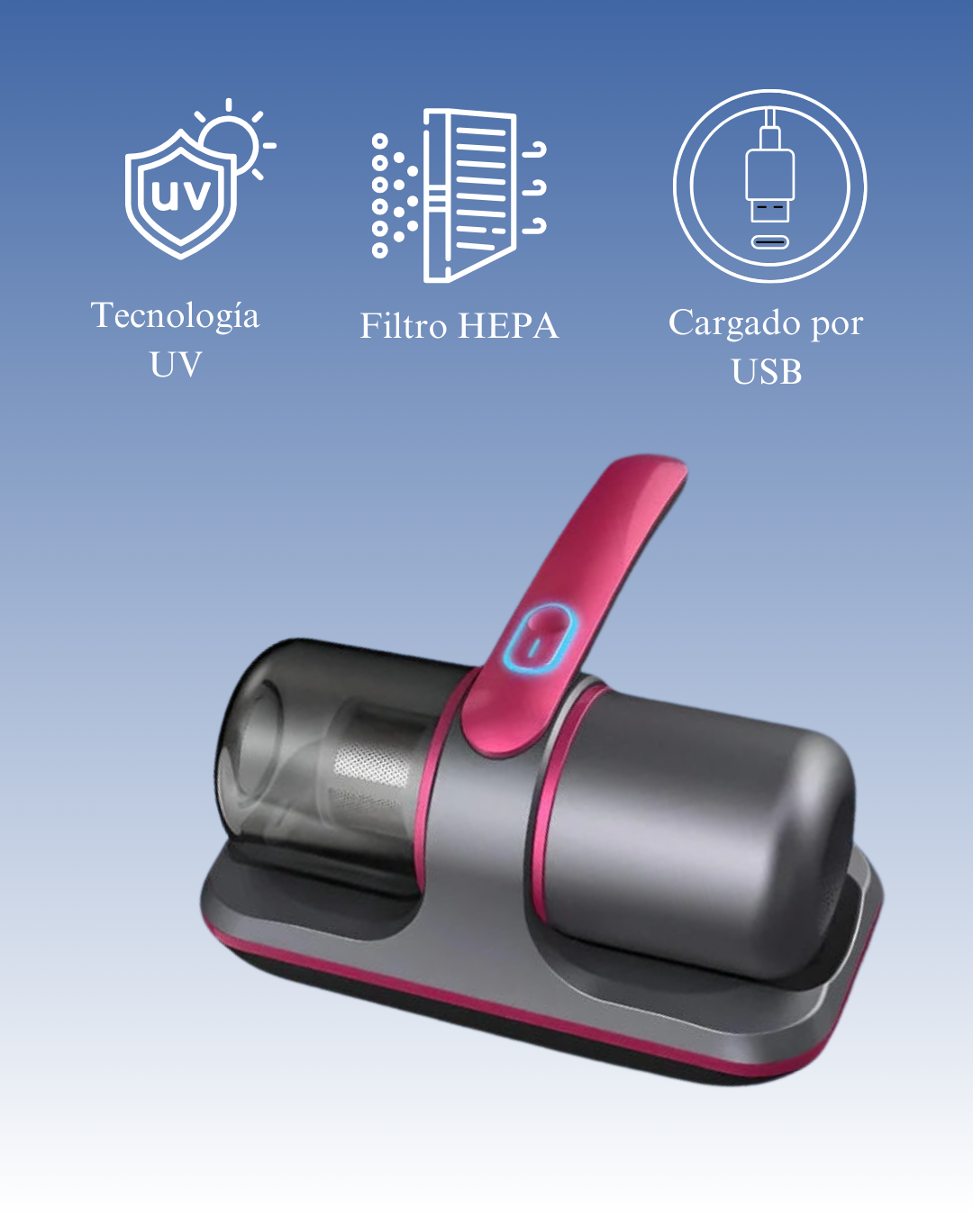 Aspiradora de mano SleepVac® UV de MiteGuardians™